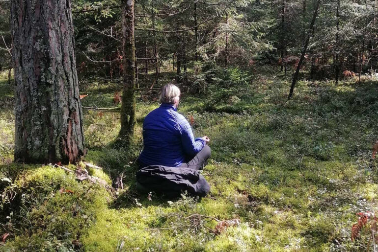 Waldbaden im Wald der Kräuterlei am Wörthersee